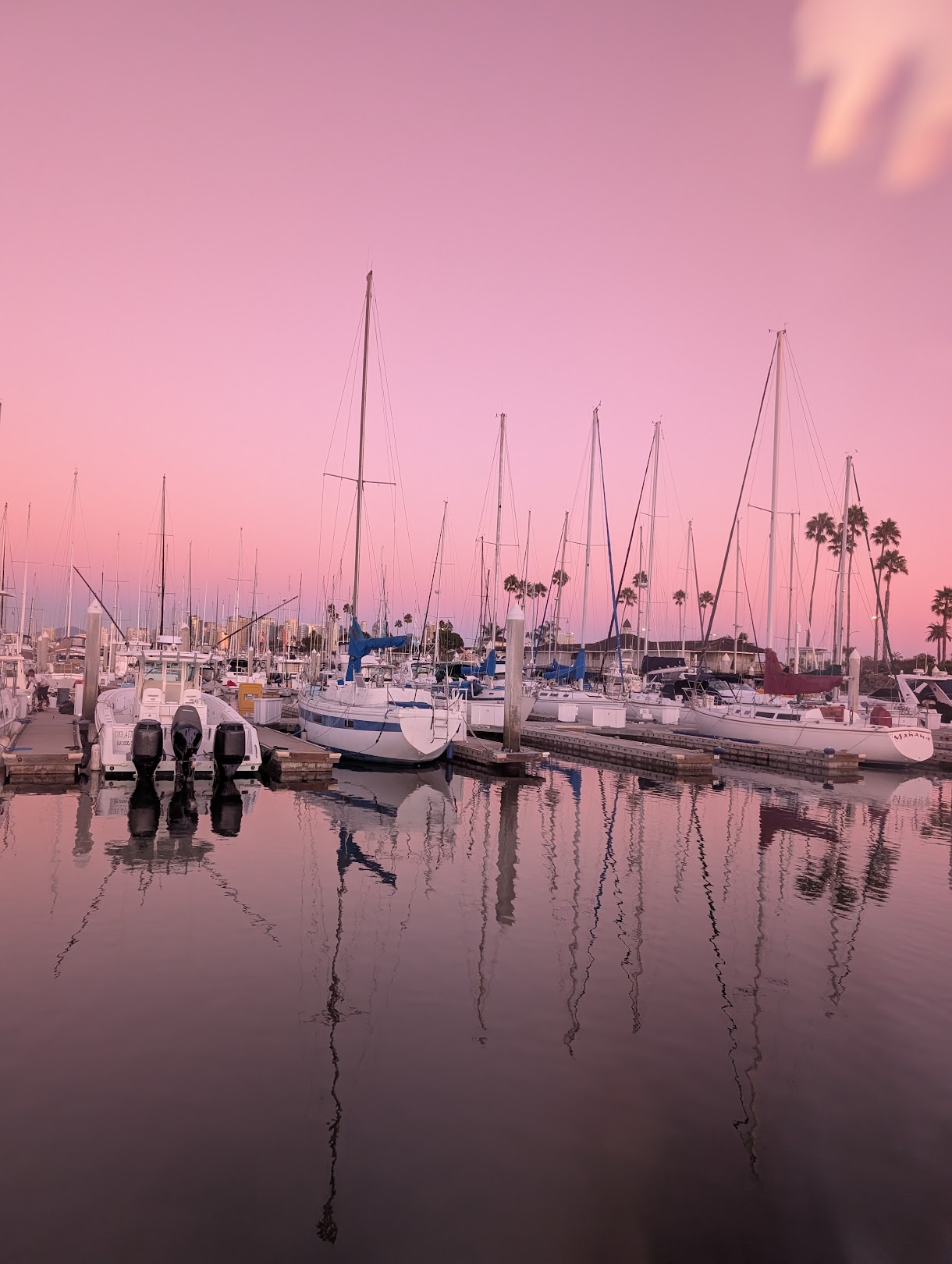 Sailboat silhouette at golden sunset
