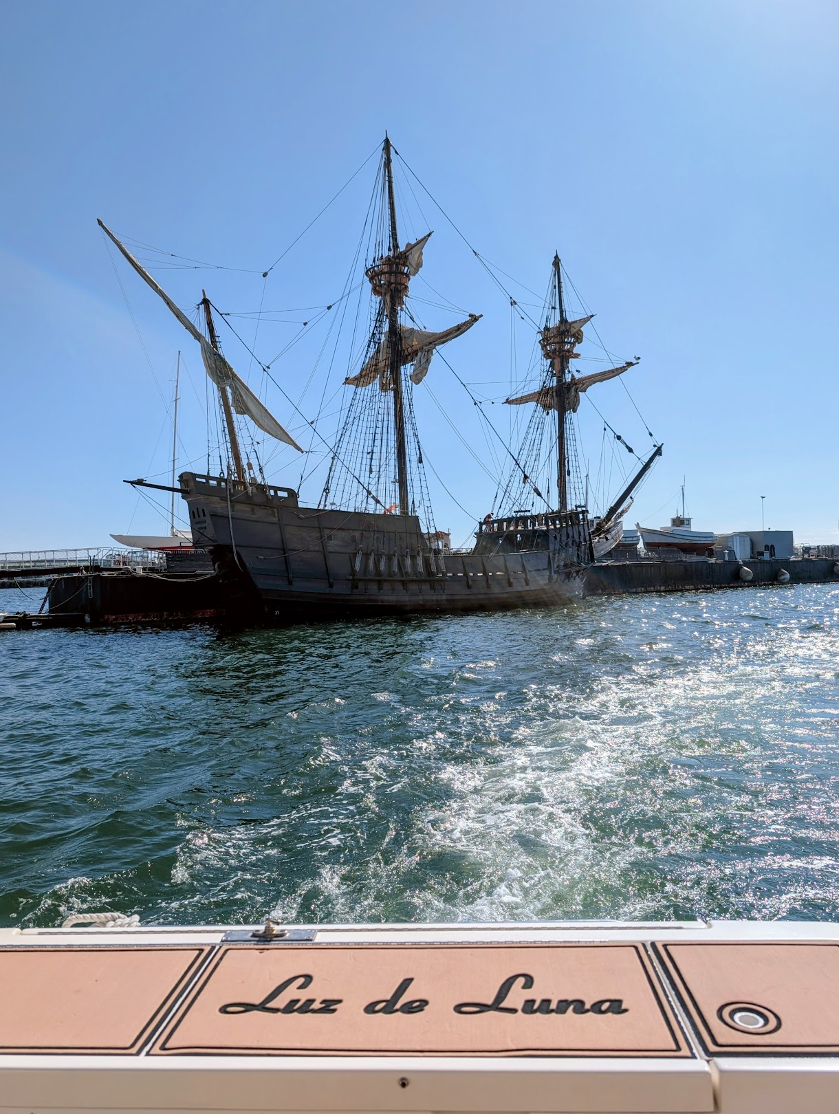 Tall ship on San Diego Bay